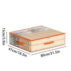 접이식 옮기기 가방 침대 바닥 보관 깔끔한 침실 상자 대학 포장, 1개