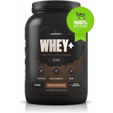 Legion 풀 먹인 소 분리 유청 단백질 저탄수 글루텐 프리 무설탕 체중감량 1kg, 1팩
