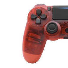 지지대 블루투스 무선 게임 패드 조이스틱 콘솔 조이패드 PS4 PC 안드로이드 플레이 스테이션 4 용, 15) Crystal red