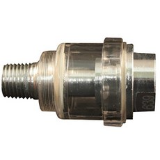 Milton Industries In Line Lubricator S-639 보호용 공압 공구 윤활 FRL 시스템에 액세스 할 수없는, 단일옵션