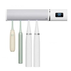 칫솔살균기 Xiaomi 샤오미 UV 전동 칫솔 살균기 홀더 자동 유도 벽 마운트 욕실 액세서리 정리함, 1) white, 없음