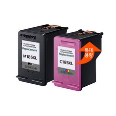 [삼성] INK-M185 INK-C185 특대용량 재생잉크 SL-J1680 SL-J1683 SL-J1685 SL-J1780W SL-J1785W 검정칼라, 세트(검정+칼라)특대용량, 1세트 세트(검정+칼라)특대용량