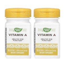 네이처스웨이 레티놀 비타민A 10000IU 100소프트젤 2개 지용성비타민 VitaminA, 100정