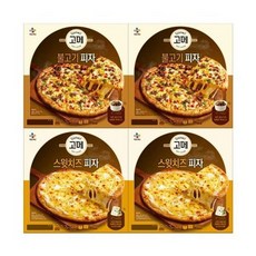 고메 피자 스윗치즈325g x2개+불고기405g x2개, 325g, 4개