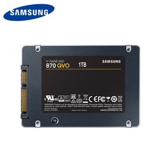 SSD카드 New Samsung SSD 2.5 870 QVO SATA III Original SSD Internal 870 QVO 1TB HDD MLC SATA3 Solid-State Hard Drive, 870 QVO SATA III 1TB, One Color