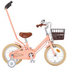 [바이크7] 2021 삼천리 딩고 14인치 어린이 보조바퀴 네발자전거, 라이트 핑크
