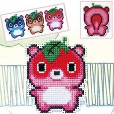 실십자수열쇠고리