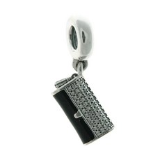 Pandora 판도라 참 블랙 클러치백 4.3x4.3x4.3