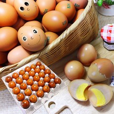 HACCP인증 구운계란 2판(60구) 무료배송+조미소금 무료 구운란 훈제란 구이란 계란, 60구, 1구당 약45g