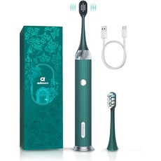 일본직발송 2. 음파식 전동 칫솔 소닉 케어 칫솔 충전식 ADOSEE 신 금속 오랄 케어 소닉 케어 가족 B09MF, One Size, One Color, 1개
