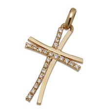 14k십자가펜던트