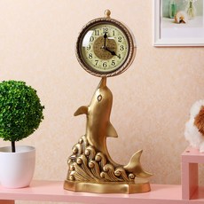 돌고래탁상시계