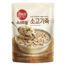 비비고 소고기죽, 420g, 12개