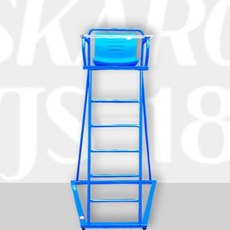 스카로 배구 심판대 심판 주심 의자 안전 감시대 바퀴, 단품