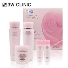 3W CLINIC 플라워 이펙트 초보습 스킨케어 3종 세트 모이스처라이징, 1개