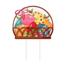 부활절 장식 야외 토끼 병아리 계란 마당 징후 정원 장식 마당 장식 선물 예쁜 정원 화분 식물 장식, F_6