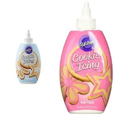 Wilton Cookie 9oz Icing 쿠키 아이싱 흰색 분홍색