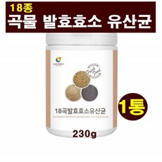 8종 곡물 발효 효소 유산균 19종 혼합유산균 발효곡물효소 소화효소제 천연발효 귀리 식이섬유 건조 맥주효모 지방분해 생생효소 단백질 분해효소 곡류발효 건강식 효소타임 분말레시피, 1통