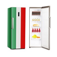 설레임 [커스텀터보]방문설치_레트로냉장고_빈티지냉장고_간냉식냉장고(WSF-240FBR), 옵션01.유니온잭(오리지널)+50000