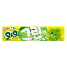와우 그린 풍선껌 탱글포도 21g x 5개