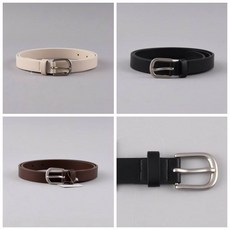 [폴햄] PHD5AL2003 여성 3컬러 사계절 세로 2CM 가죽 버클 벨트