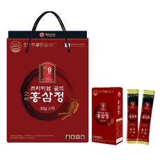 개성홍삼 정삼원 국내산 6년근 고려 홍삼정 프리미엄 골드 진액 30gx30포