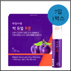 대장사랑 싹 듀얼 푸룬, 52g, 7개