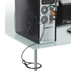 컴퓨터 본체 도난방지 와이어 잠금 시건장치 PC방 사무실 모텔, 상품선택, 1.5m