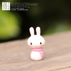무한도매 피규어 밑지다 아라레이 볏짚 인 소병 캐릭터 사람이다 사물 인형 진열 장식품, 화이트 머플러 래빗 하나 가격