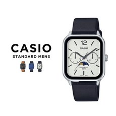 카시오 문페이즈 사각 메탈 손목 시계 3컬러 CASIO STANDARD MTP-M305 L 일본 정규품