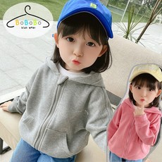 뽀뽀뽀 유아동 남아 여아 공용 후드집업 외투