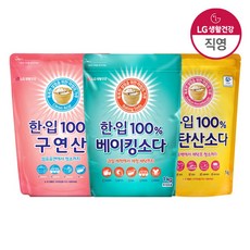 한입 100% 베이킹소다+과탄산소다+구연산, 1kg, 3개