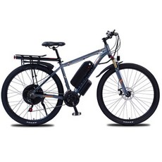 전기자전거 산악 단 속도 21 주식 EU 통근 성인용 인치 29 1000W 모터, 2) 1000W 13Ah-gray, 없음, 없음