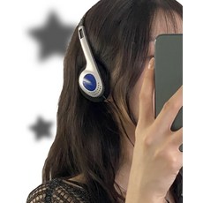 [어댑터포함] 필크 레트로 Y2K 헤드폰 아이폰 C타입 8핀 이어폰 줄 헤드셋