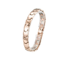 남성용 정전기 방지 게르마늄 팔찌 로즈 골드, 1개