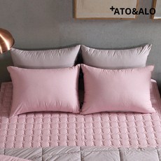 [베딩나라] [아토앤알로]퓨어 알러지케어/진드기방지 양면 베개커버 50x70 3컬러, 상세 설명 참조