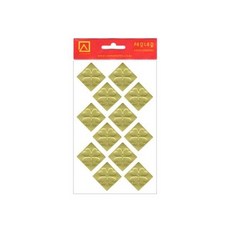 [세모네모] 1000 청첩장 견출지 10-818 4매 크로바 / 24*24