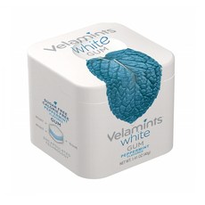 Velamints 벨라민트 화이트 츄잉껌 슈가 프리 40g 8팩 페퍼민트 Velamints White Gum - Sugar Free, 8개