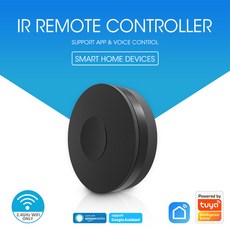영어 매뉴얼 영어 책 NAS-IR02W WiFi 시리즈 스마트 적외선 컨트롤러 다기능 원격 제어 홈 자동화 스마트 센서 스마트 음성 제어, 검정색, 1개