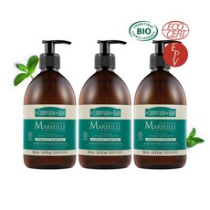 [르꽁뚜아르뒤뱅] 오가닉 올리브 오일 앤 민트 마르세유솝 3병 특별세트 최화정 클렌저, 없음, 상세설명 참조