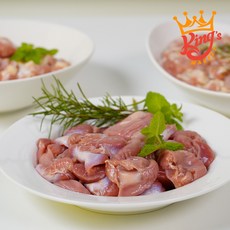 킹스마켓 닭부속 500g(근위 목살 연골), 소금근위, 1개