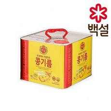 백설 식용유 9L/대두유/콩기름, 9L, 1개