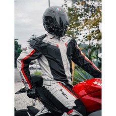 벨린 레이싱슈트 보호복 카레이서 재킷 통기성 자켓 F1 자동차, L, A. 화이트