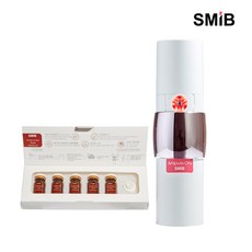 스미브 앰플온 에어브러쉬 에센스 자동분사기+촘촘 포어 앰플 6ml*5개, 에어브러쉬+촘촘앰플6ml*5개