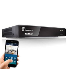TIGERSECU 5MP Super HD H.265+ 8-Channel 하이브리드 5-in-1 DVR NVR 세큐?, 상세내용참조