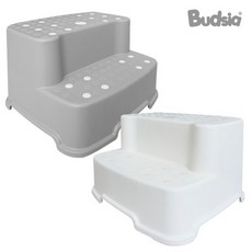 1+1 논슬립 2단 디딤대/유아디딤대/발판, 아이보리+애플민트, 2개