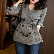 톰보이체크코트