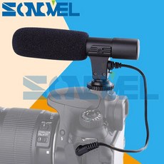 Mic-01 전문 샷건 콘덴서 마이크 캐논 호환 EOS M2 M3 M5 M6 800D 760D 750D 77D 80D 5Ds R 7D 6D 5D Mark IV