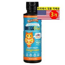 Barleans 발리앙스 어린이용 오메가 팔스 탠저린향, 3개