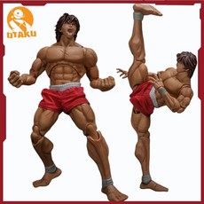 한마 바키 피규어 주문제작 바로 ST 스톰 액션 KIBK01 1/12 애니메이션 컬렉션 모델 장난감 18cm, [01] 18cm In Stock
